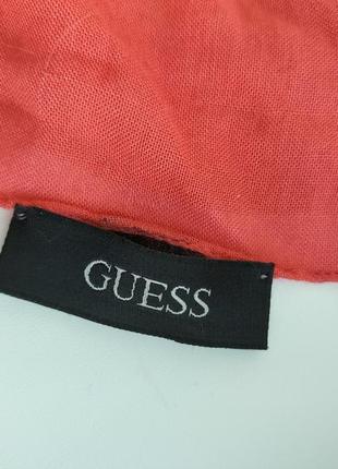 Красива фірмова хустка американського бренду guess! оригінал3 фото