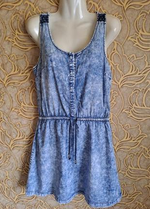 (906) чудесное летнее джинсовое платье denim collection/ размер  м