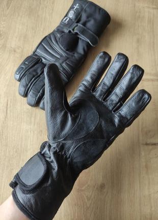 Чоловічі фірмові шкіряні мотоперчатки held, германія. розмір 7.3 фото