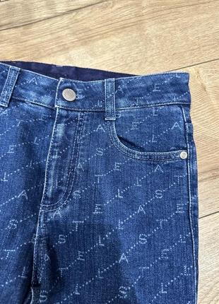 Джинсы stella mccartney логотип скинни узкие джинсы стел маккартны с логотипом скинни узкие3 фото
