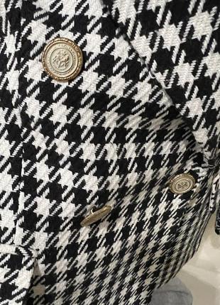 Твидовый плотный пиджак zara, размер xs7 фото