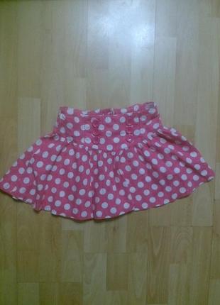 Фирменная льняная юбка 5-6 лет1 фото