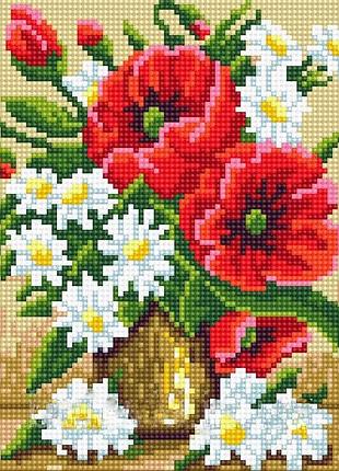 Алмазная вышивка удивительные маки полевые маки полная выкладка мозаика 5d наборы 23x30 см