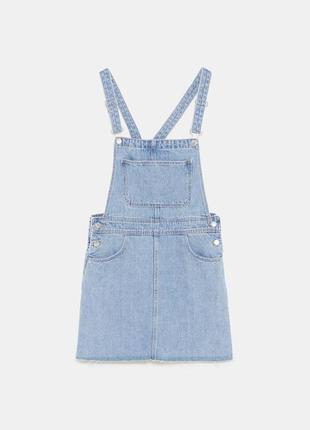 Джинсовый сарафан zara