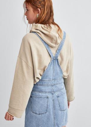 Джинсовый сарафан zara