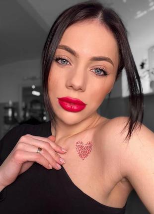 Набір аркуш тимчасове тату червона калина arley sign4 фото