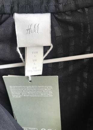 Стильное свободное чёрное платье h&m , p. l7 фото