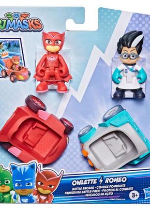 Игровой набор pj masks герои в масках - совка против ромео (f2842)