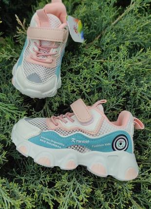Літні дитячі дихаючі кросівки для дівчинки kimbo 2023/ кроссовки детские для девочки2 фото