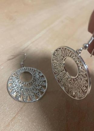 Сережки "візерунок" 5