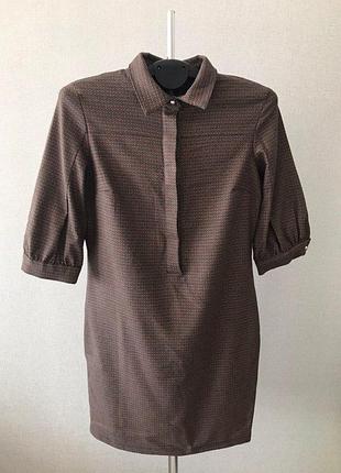 Коричнева сукня з кишенями турецького бренду bies & b8