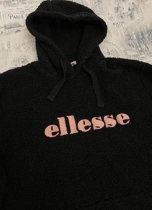 Ellesse sherpa   женская флисовая кофта/худи шерпа4 фото