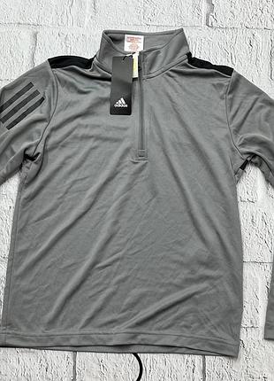 Кофта с ультрафиолетовой защитой для гольфа adidas three stripe half zip pullover fi8705