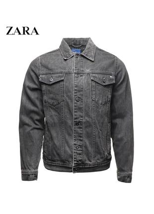 Чоловіча джинсовка куртка zara man оригінал |l|1 фото