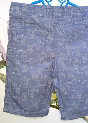Нарядний набір для хлопчика 4-5 років 110 : джинсова сорочка і бавовняні шорти5 фото