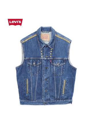 Мужская джинсовая желетка levis оригинал  ⁇ l ⁇