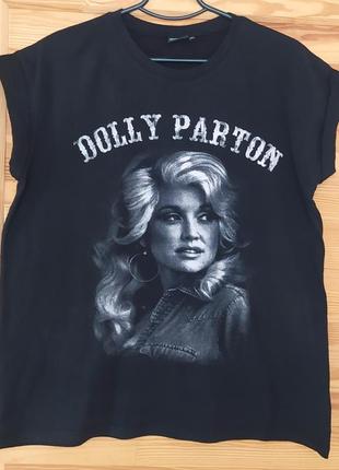 Футболка з принтом dolly parton від atmosphere розмір 16/ eur 441 фото