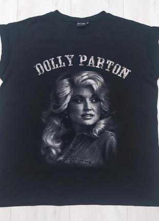 Футболка з принтом dolly parton від atmosphere розмір 16/ eur 442 фото