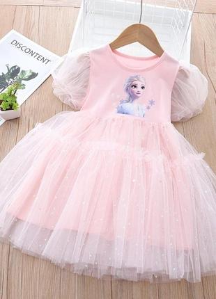 Плаття сукня для дівчаток, платье с эльзой для девочки