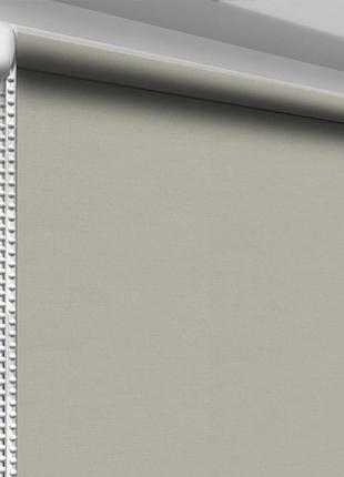 Рулонні штори оазис блекаут срібло серебро зеленый луч  (ширина 40 см , висота 170 см)1 фото
