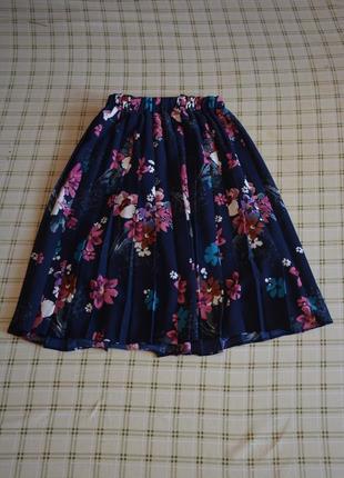 Юбка с цветами