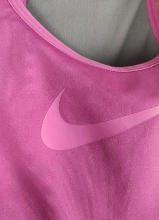 Майка с топом nike dri fit для тренировок для фитнеса для бега2 фото