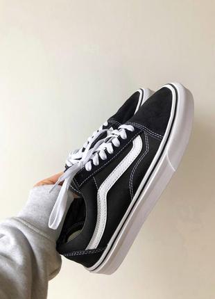 Замшевые, черные кеды vans old skool, натуральная замша, наложенный платеж4 фото