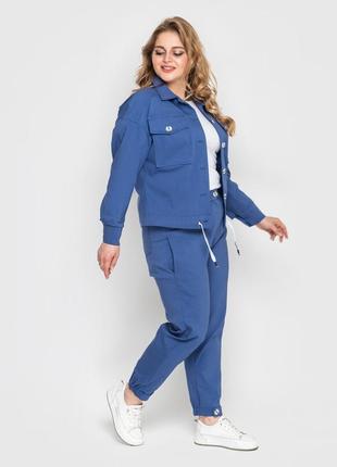 Костюм muar мириам 56 синий 0377