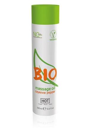 Масажне масло bio massage oil cayenne pepper, 100 мл