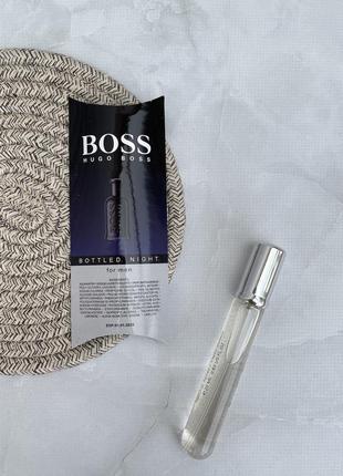 Мужской мини парфюм hugo boss bottled night 20 ml