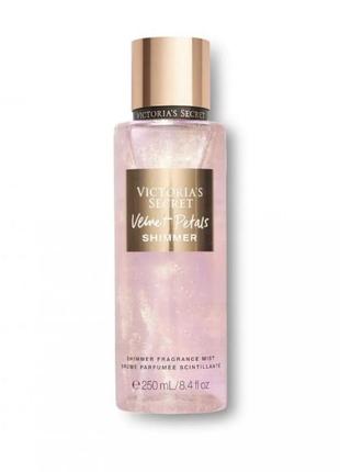 Спрей для тела victorias secret velvet petals shimmer 250 мл