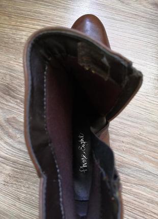 Кожаные ботинки бренда free flex, размер 377 фото