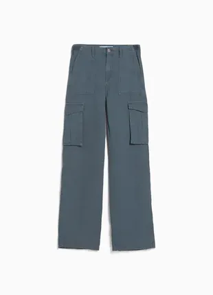 Брюки карго брюки джинсы с накладными карманами bershka8 фото