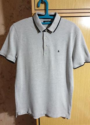 Брендовое поло jack&jones