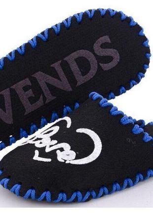 Женские фетровые тапочки "love" черные, 36/37, 23 см, фетр, осень/зима/весна