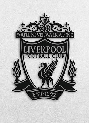 Дерев'яне панно fc livepool 36x49 см