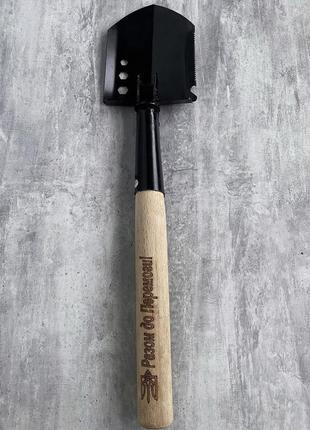 Тактическая складная лопата сапера стальная, армейская военная саперная лопата, походная туристическая малая