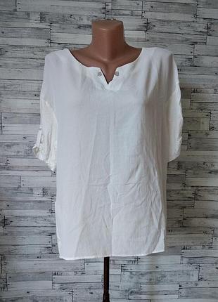 Летняя блузка женская goldi белая  размер на 48-50 l-xl