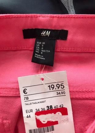 Нові рожеві джинси скіні від h&m6 фото