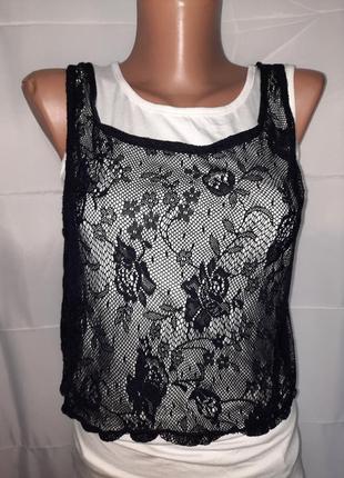 Майка ажурная, размер м