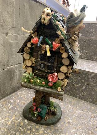 Интерьерная кукла "баба яга", кукла ручной работы