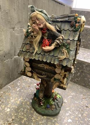 Интерьерная кукла "баба яга", кукла ручной работы