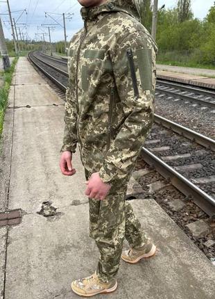 Костюм куртка та джогери піксель грета військова армійська військова