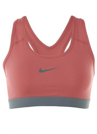 Тренировочный оригинальный топ, бра для занятий спортом nike dri-fit