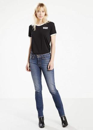 Джинсы levi's 712 slim. размер 25х321 фото