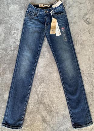 Джинсы levi's 712 slim. размер 25х324 фото