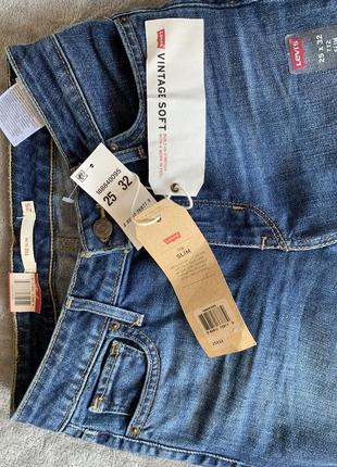 Джинсы levi's 712 slim. размер 25х326 фото