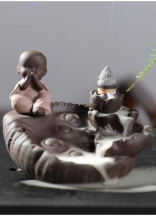 Підставка "рідкий дим" кераміка "на лотосі нічого не скажу"