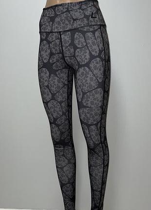Фирменные лосины с широким поясом для занятий спортом luhta