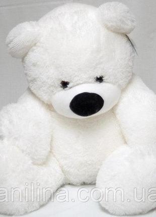 М'яка іграшка білий ведмедик бублик 200 см із серцем 75 см3 фото